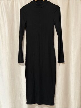 Zara Black Knit Top with Label